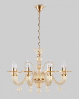 Люстра Crystal Lux CAETANO SP-PL8 AMBER Люстра Crystal Lux CAETANO SP-PL8 AMBER