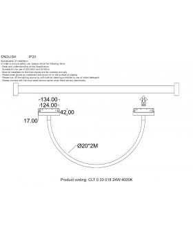Светильник трековый магнитный Crystal Lux CLT 0.33 018 24W BL 4000K-foto2