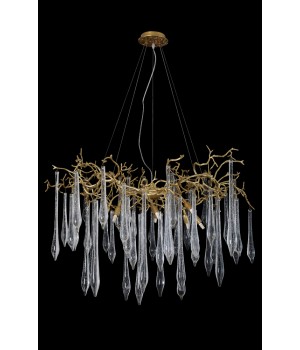 Люстра Crystal Lux REINA SP8 D1000 GOLD PEARL-foto3