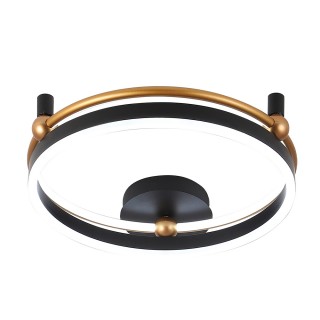 Светильник потолочный Crystal Lux FERNANDO PL48W LED BLACK/GOLD-foto5