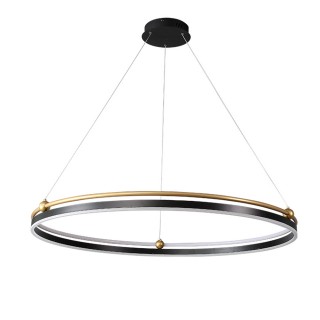 Люстра Crystal Lux FERNANDO SP88W LED BLACK/GOLD-foto2