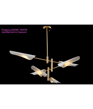 Люстра (без плафонов) Crystal Lux RAFAEL SP6 GOLD-foto2