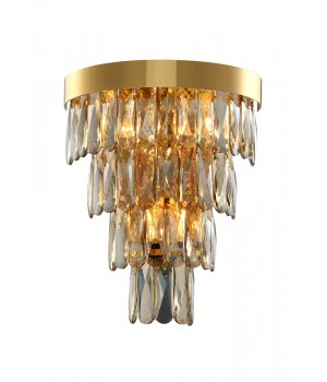 Бра Crystal Lux ABIGAIL AP3 GOLD/AMBER-foto4