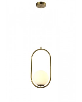 Светильник подвесной Crystal Lux CALLE SP1 BRASS-foto2