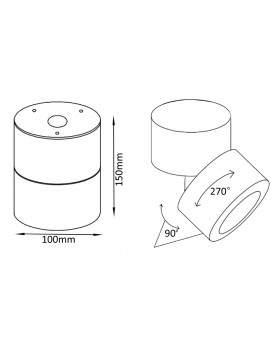 Светильник потолочный Crystal Lux CLT 412C WH-foto2