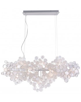 Светильник подвесной Crystal Lux DESEO SP15 L1400 SILVER