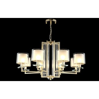Люстра Crystal Lux NICOLAS SP-PL8 GOLD/WHITE-foto2