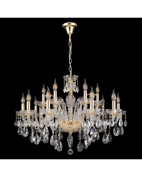 Люстра Crystal Lux MONICA SP10+5 GOLD Люстра Crystal Lux MONICA SP10+5 GOLD