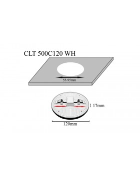 Светильник встраиваемый Crystal Lux CLT 500C120 WH 3000K-foto2