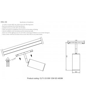 Светильник трековый магнитный Crystal Lux CLT 0.33 009 12W GO 4000K-foto3