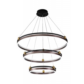 Люстра Crystal Lux FERNANDO SP158W LED D400+600+800 COFFEE/BLACK-foto2