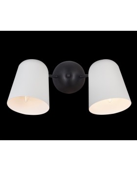 Бра Crystal Lux ENRIQUE AP2 BLACK/WHITE-foto2