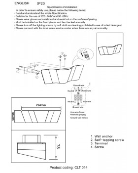 Бра Crystal Lux CLT 014W SL-foto2