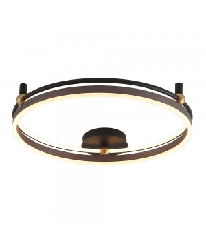 Светильник потолочный Crystal Lux FERNANDO PL72W LED COFFEE/BLACK-foto5