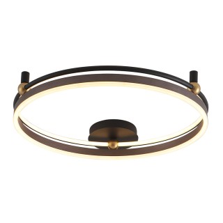 Светильник потолочный Crystal Lux FERNANDO PL72W LED COFFEE/BLACK-foto5