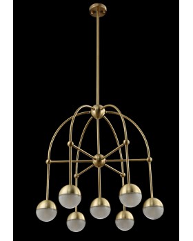 Люстра Crystal Lux TRUENA SP-PL6+1 BRONZE-foto3