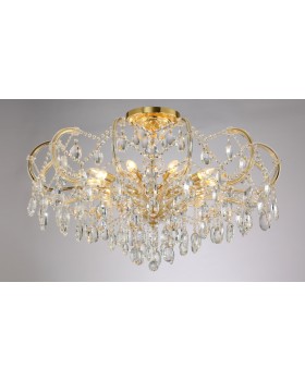 Люстра Crystal Lux HOLLYWOOD SP-PL10 GOLD D1000-foto3