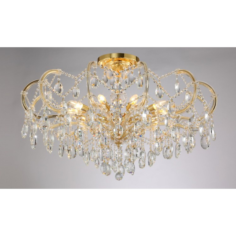 Люстра Crystal Lux HOLLYWOOD SP-PL10 GOLD D1000