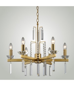 Люстра Crystal Lux MARRON SP6 BRASS-foto2