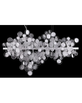 Светильник подвесной Crystal Lux DESEO SP12 L1000 SILVER-foto3