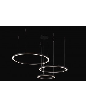 Люстра Crystal Lux FORTUNA SP158W LED D400+600+800 BLACK-foto2