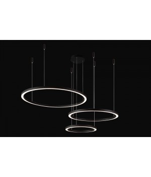 Люстра Crystal Lux FORTUNA SP158W LED D400+600+800 BLACK-foto2