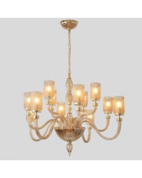 Люстра Crystal Lux SILVESTRO SP12 AMBER-foto5