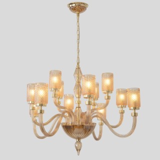 Люстра Crystal Lux SILVESTRO SP12 AMBER-foto5