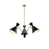 Люстра Crystal Lux JOVEN SP3 GOLD/BLACK