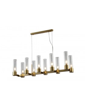 Люстра Crystal Lux OTONO SP10 L980 BRASS/TRANSPARENTE-foto2