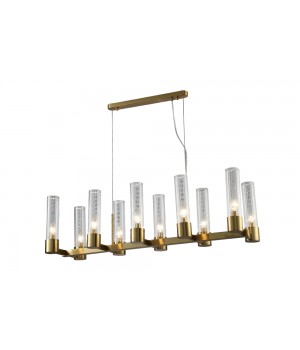 Люстра Crystal Lux OTONO SP10 L980 BRASS/TRANSPARENTE-foto2