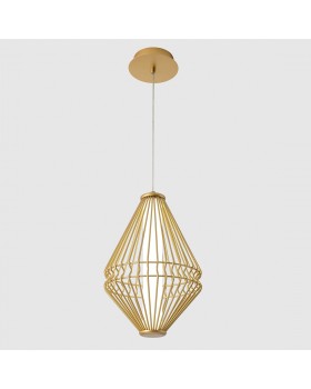 Светильник подвесной Crystal Lux CUADRA SP18W LED GOLD-foto4