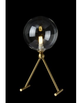 Настольная лампа Crystal Lux ANDRES LG1 BRONZE/TRANSPARENTE-foto2