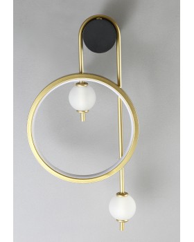 Бра Crystal Lux RODRIGO AP20W LED BLACK/GOLD-foto4