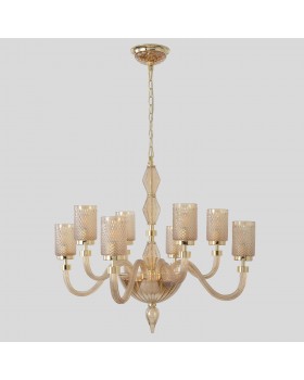 Люстра Crystal Lux SILVESTRO SP8 AMBER-foto2