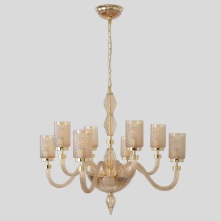 Люстра Crystal Lux SILVESTRO SP8 AMBER-foto2