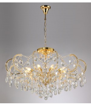 Люстра Crystal Lux HOLLYWOOD SP-PL10 GOLD D1000-foto2