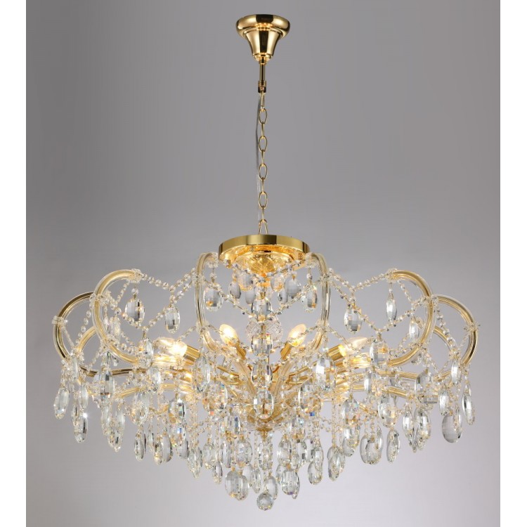 Люстра Crystal Lux HOLLYWOOD SP-PL10 GOLD D1000