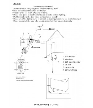 Бра Crystal Lux CLT 012 WH-SL-foto3