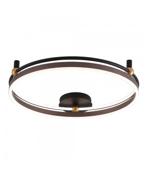 Светильник потолочный Crystal Lux FERNANDO PL72W LED COFFEE/BLACK-foto4