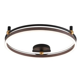 Светильник потолочный Crystal Lux FERNANDO PL72W LED COFFEE/BLACK-foto4