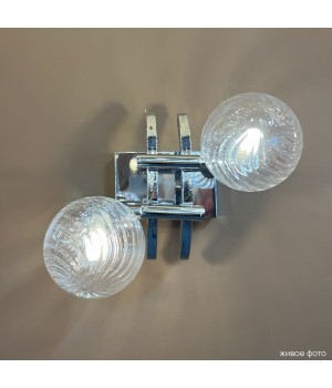 Бра Crystal Lux LUXURY AP2 CHROME-foto6