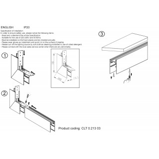 Внешний соединитель угловой для накладного магнитного шинопровода Crystal Lux CLT 0.213 03 WH-foto2