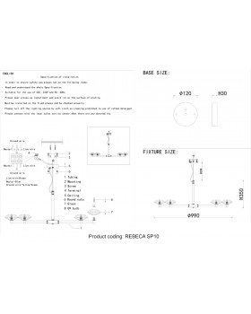 Люстра Crystal Lux REBECA SP10 NICKEL-foto4