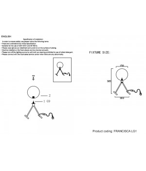 Настольная лампа Crystal Lux FRANCISCA LG1 GOLD/COGNAC-foto5