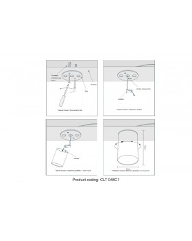 Светильник потолочный Crystal Lux CLT 048C BL-foto5