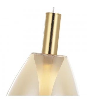 Светильник подвесной Crystal Lux GAUDI SP4W LED AMBER-foto3