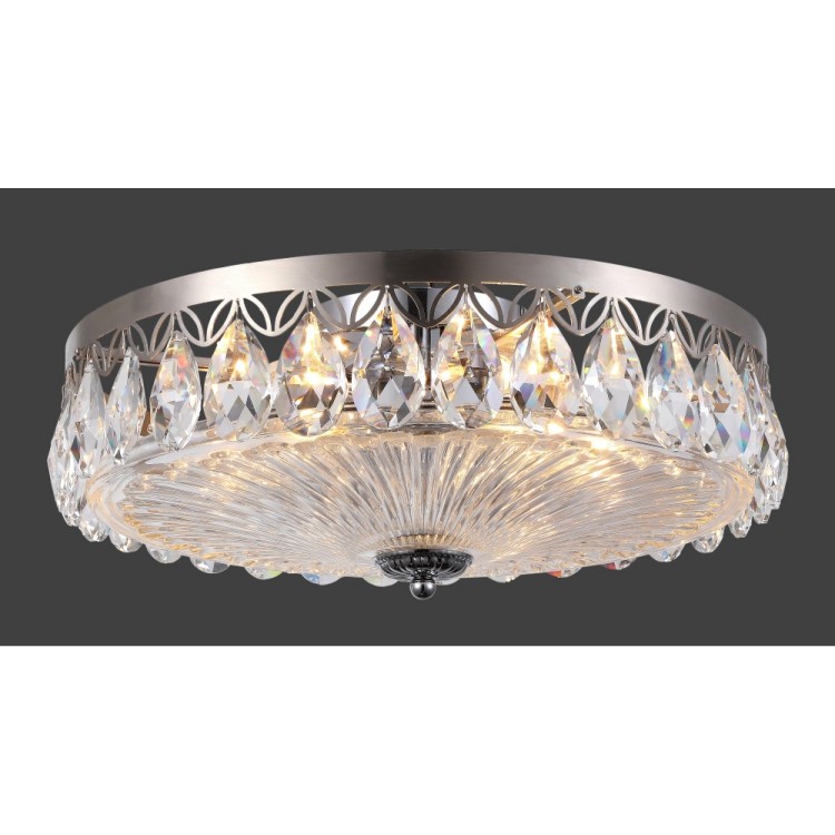 Светильник потолочный Crystal Lux CANARIA PL6 D480 NICKEL