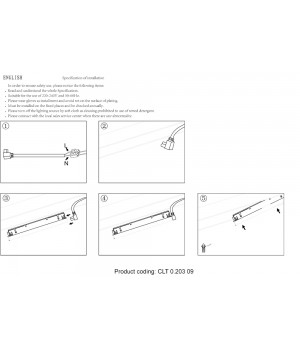 Драйвер для магнитного шинопровода 48V, 200W Crystal Lux CLT 0.203 09 BL-foto2