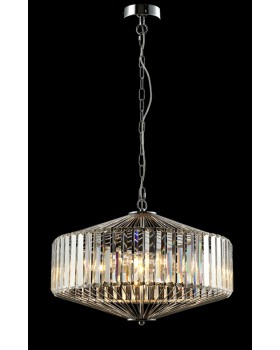 Люстра Crystal Lux FIESTA SP5 CHROME/TRANSPARENTE-foto2